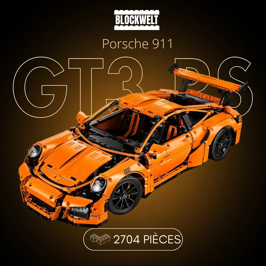 911 GT3 RS – Kit de construction (2 704 pièces)