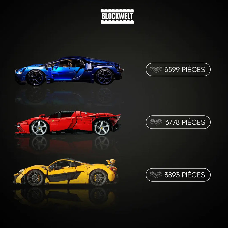 Collection ultime de supercars – Chiron, Daytona SP3 et MCL P1