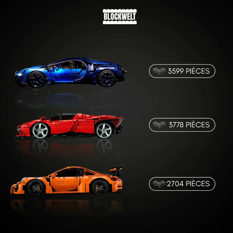 Collection ultime de supercars – Chiron | Daytona SP3 | 911 GT3 RS